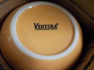 Case of 24 Peach Ventura Soup bowls...