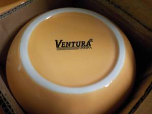 Case of 24 Peach Ventura Soup bowls...