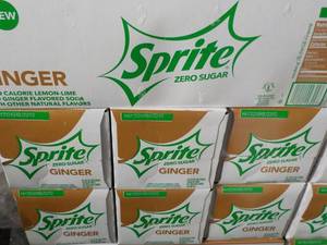 4 - 12 packs Sprite Ginger Zero Sug...