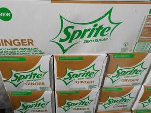 4 - 12 packs Sprite Ginger Zero Sug...