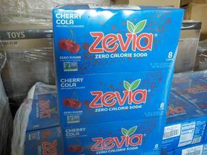 3 - 8 packs Zevia Zero Calorie Cher...