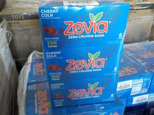 3 - 8 packs Zevia Zero Calorie Cher...