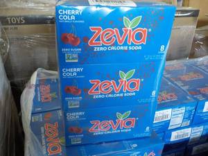 3 - 8 packs Zevia Zero Calorie Cher...