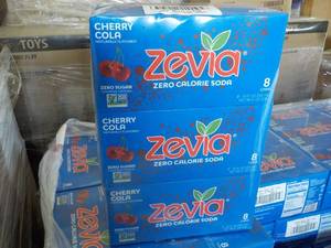 3 - 8 packs Zevia Zero Calorie Cher...