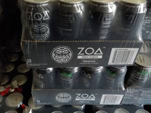 2 - 12 Packs ZOA Zero Sugar...
