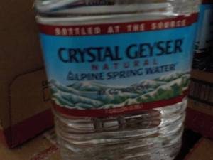 2 Cases 6 Gallons each Crystal Geys...