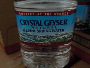 2 Cases 6 Gallons each Crystal Geys...