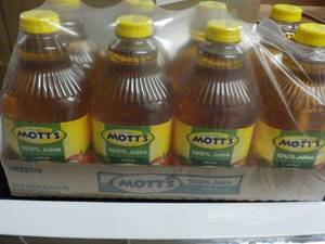 8 - 64 oz Bottle Motts Apple Juice...