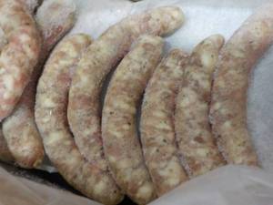 10 lb. Box Frozen Doms Sausage...