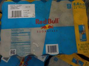 24 pack Red Bull Sugar Free...