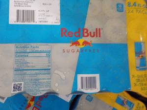 24 pack Red Bull Sugar Free...