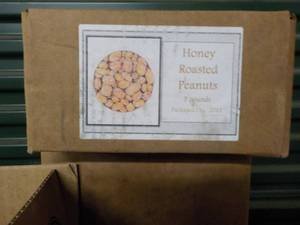 5 lb. Box Honey Roasted Peanuts...