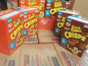 6 Boxes Post Fruity Pebbles Crisps ...
