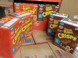 6 Boxes Post Fruity Pebbles Crisps ...