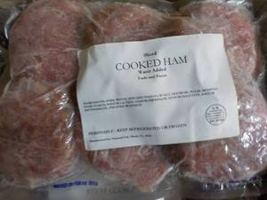 5 lb. Frozen Pkg Sliced Cooked Ham...