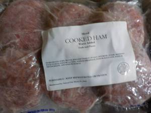 5 lb. Frozen Pkg Sliced Cooked Ham...