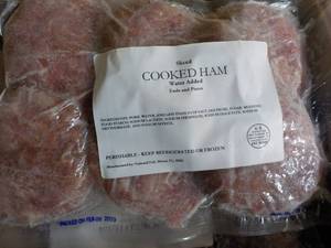 5 lb. Frozen Pkg Sliced Cooked Ham...