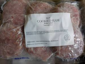 5 lb. Frozen Pkg Sliced Cooked Ham...