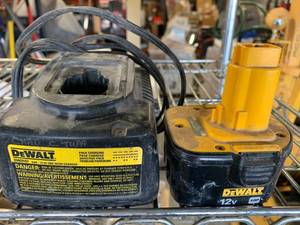 Dewaldt Charger & Battery Sold $35 on Ebay