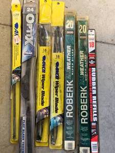 Lot of 7 Windshield Wipers