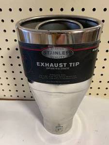 New Stainless Exhaust Tip 2 �-3 14