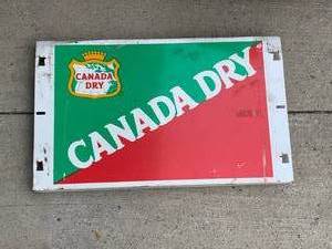 Antique Canada Dry Metal Sign 10 X 16 12