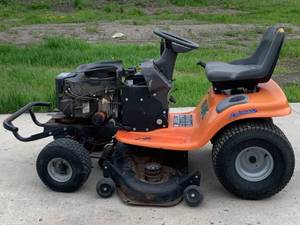 Husqvarna 18 Horsepower Mower (Hood Fell Off on Delivery)