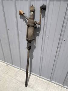 Antique Hand Crank Pump 50 Inch Tall