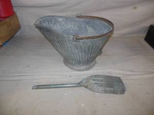 lot 106 image: Coal Bucket with Shovel