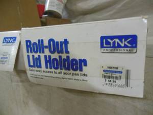 lot 9 image: Pair of New Rollout Lid Holders for Lower Cabinet Convenience