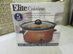 (F-2) Elite Cuisine 5 Qt Football S...