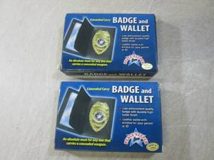 (EC1) 2 Consealed Carry Badge and W...
