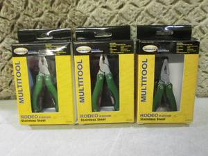 (EC1) 3 Multi Tools with Pouches...
