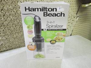 (F-0) Hamilton Beach 3-In-1 Spirali...