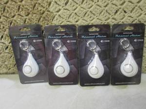 (EC1) Lot of 4 Personal Alarms...
