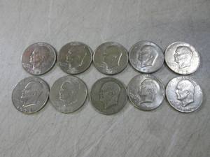 (CNTR) 10 Ike Silver Dollars 1972...