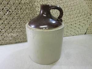 (FS) Vintage Crock Jug 13 H x 9 W...