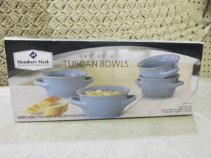 (F-0) Set of 4 Tuscan Bowls...