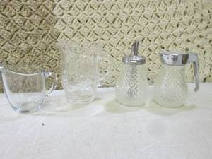(D-2) Vintage Glass Dispensers Etc ...