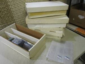 (D-3) Empty Sports Card Boxes Assor...