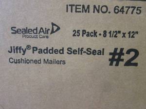 (F-0) 50 Jiffy Padded Self-Seal #2 ...