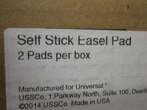 (EW7) 2-Pack Self Stick Easel Pads...