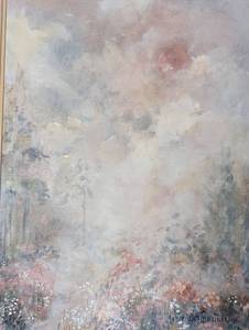 lot 5 image: Framed Scenic Canvas Painting