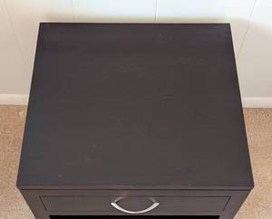 lot 23 image: Dark Espresso Side Table