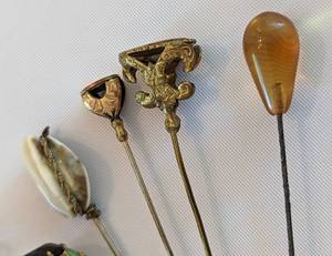 lot 59 image: Antique Hatpins