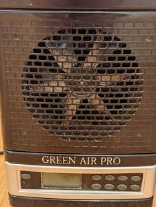 lot 73 image: Pair of Green Air Purifiers
