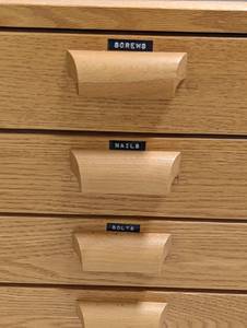 lot 94 image: Custom NailScrew Organizer