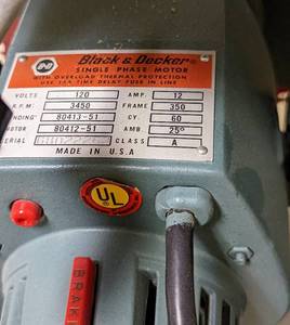 lot 95 image: Black and Decker Table Saw