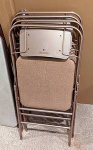 lot 104 image: Samsonite Folding Tables and Chairs