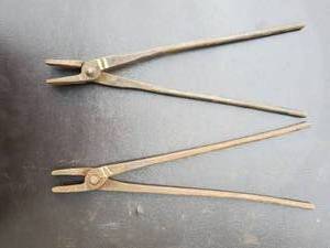 lot 42 image: Old Blacksmiths Tools